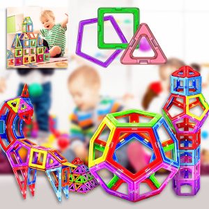 3D magnetilised ehitusklotsid (50 tk) | BUILDNETIC