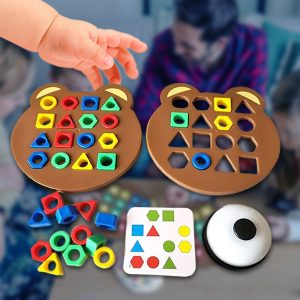 Laste kuju sobitamise lauamäng | TEDDY