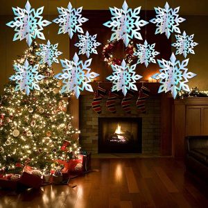 3D holograafilised lumehelbed (6tk) | HOLOFLAKE