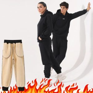 Unisex fliisiga vooderdatud dressipüksid | SNUGJOGGERS