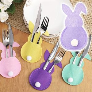Lauanõude hoidjad lihavõttepühadeks | BUNNYCUTLERY