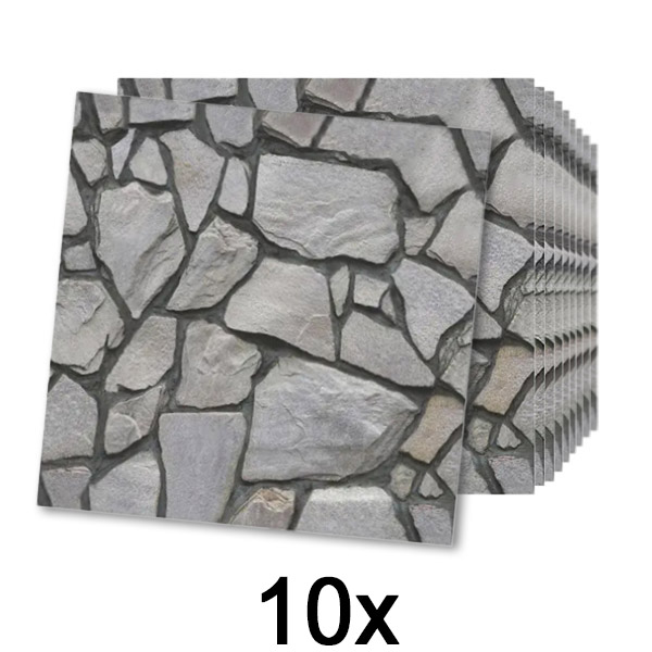 1x Isekleepuv kiviseina tapeet (10 tk) | ROCKWRAP