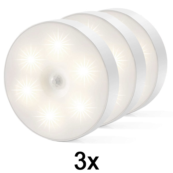 3x Nutikas liikumisanduriga LED-lamp | LUMISIGN